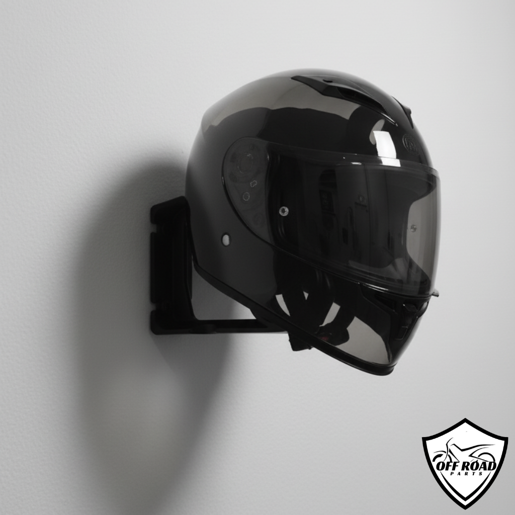 SOPORTE DE CASCO EN FORMA DE BIELA
